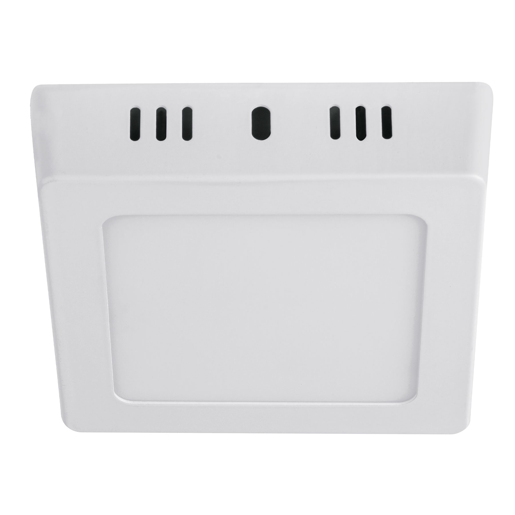 LUMINARIO CUADRADO TIPO PLAFÓN DE LED, LUZ DE DÍA, 6 W, COLOR BLANCO,
