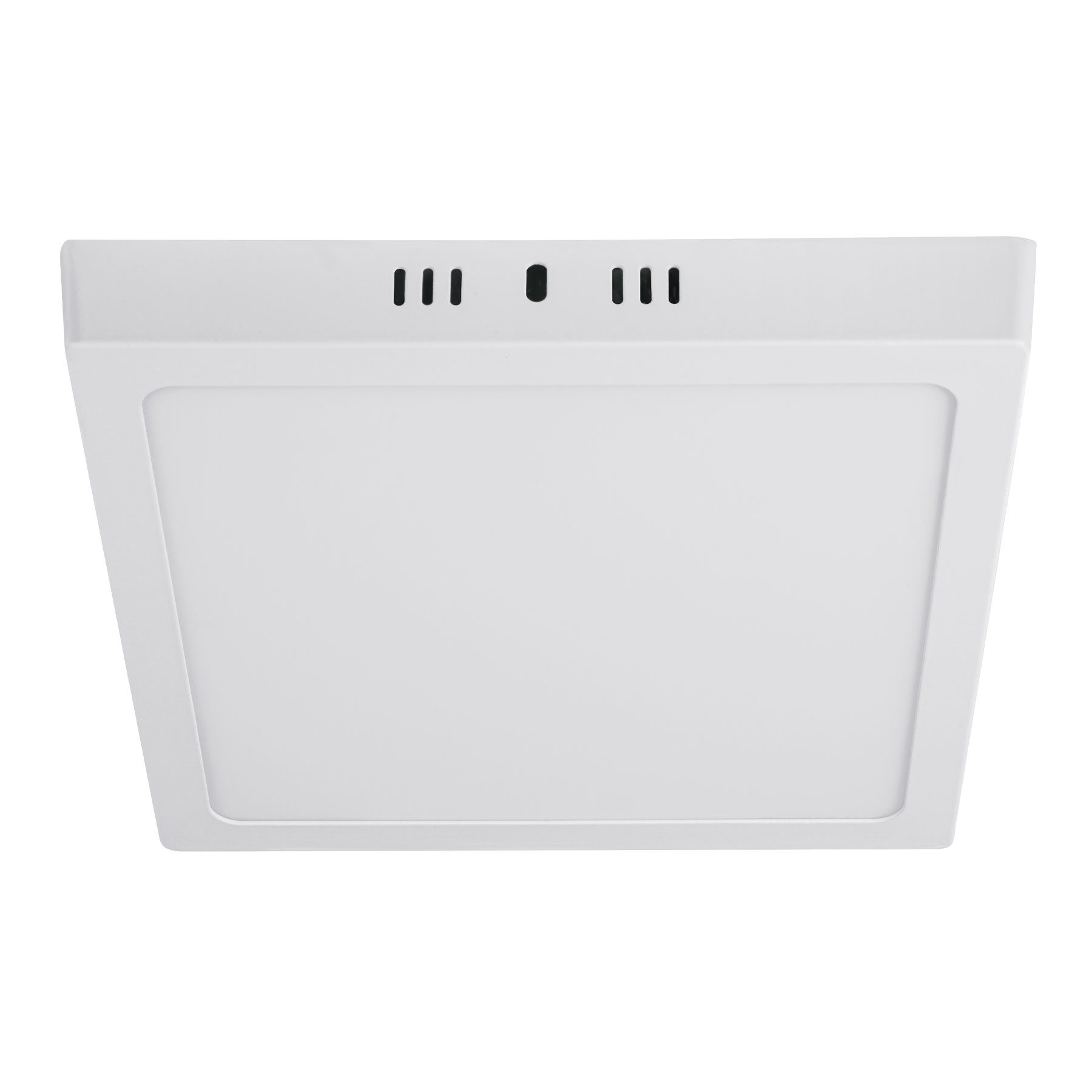 LUMINARIO CUADRADO TIPO PLAFÓN DE LED, LUZ DE DÍA, 18 W, COLOR BLANCO