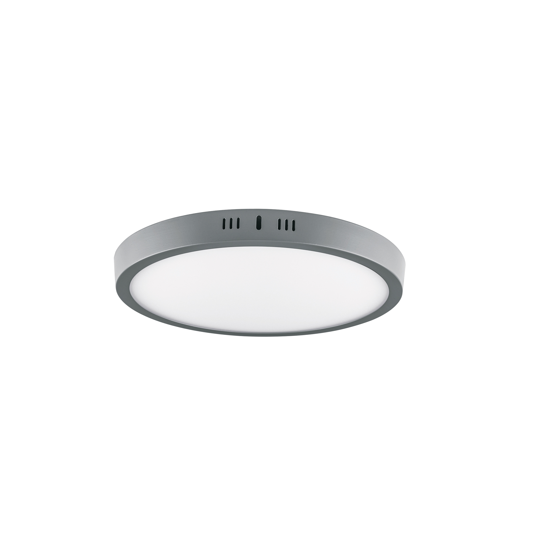 LUMINARIO GRIS DE LED 24 W REDONDO TIPO PLAFÓN LUZ DE DÍA