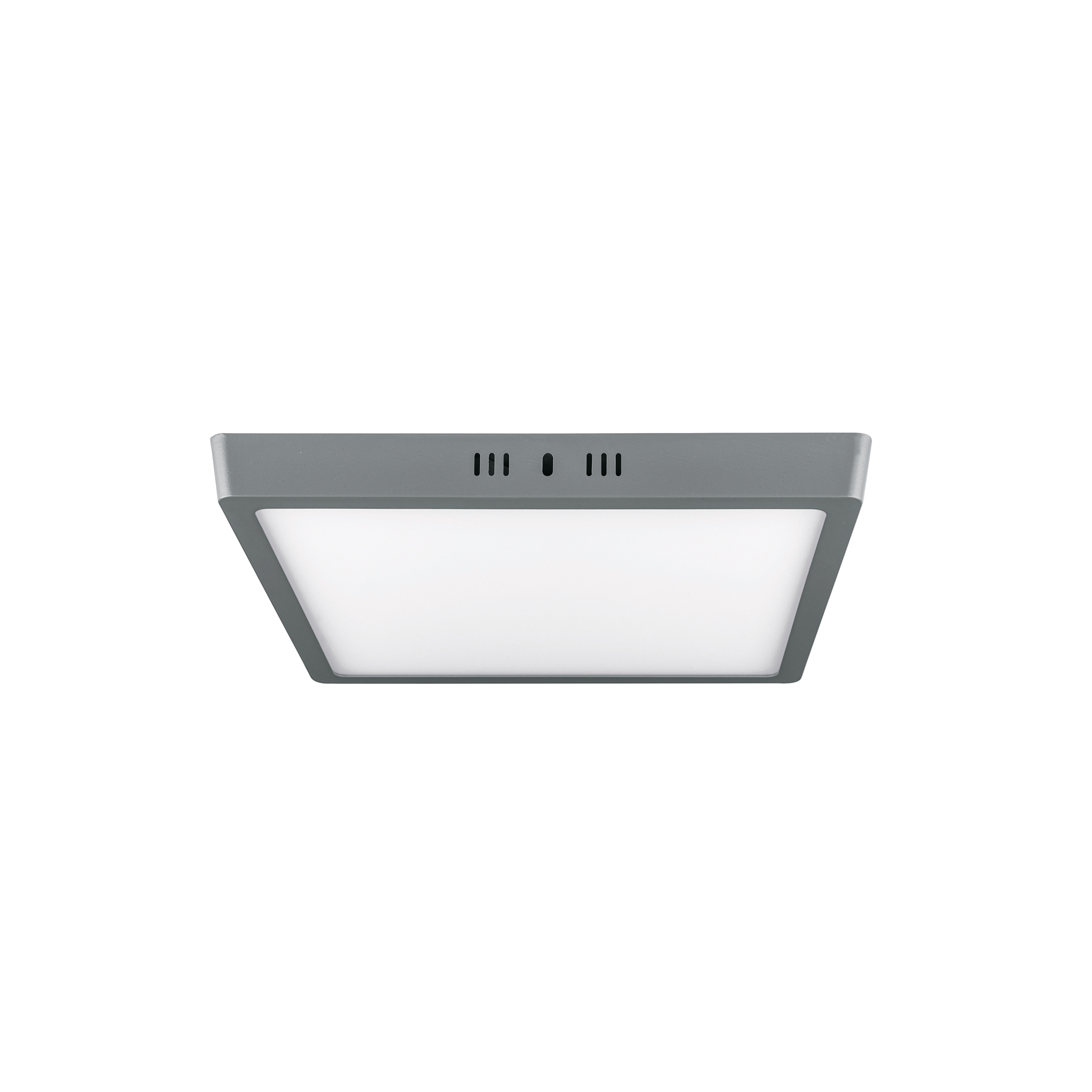 LUMINARIO CUADRADO TIPO PLAFÓN DE LED, LUZ DE DÍA, 24 W, COLOR PLATA
