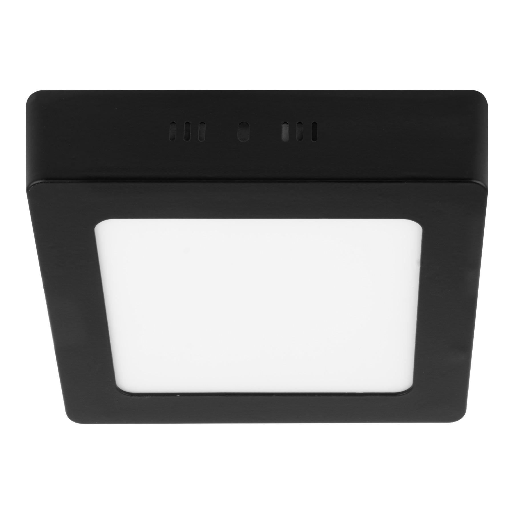 LUMINARIO CUADRADO TIPO PLAFÓN DE LED, 6 W
