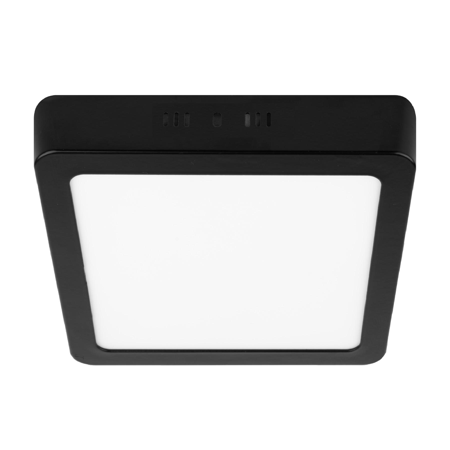 LUMINARIO CUADRADO TIPO PLAFÓN DE LED, 12 W