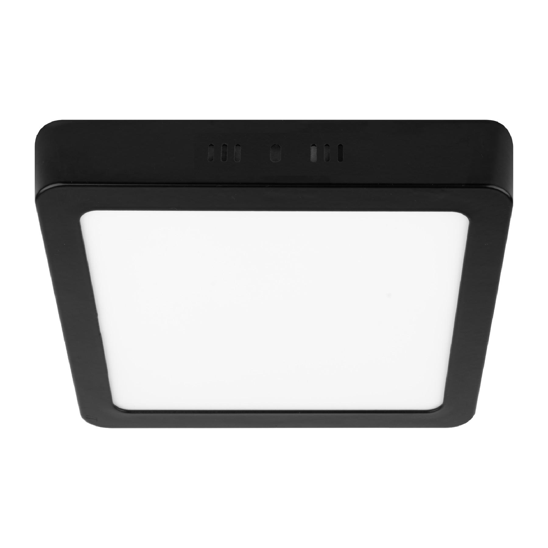 LUMINARIO CUADRADO TIPO PLAFÓN DE LED, 18 W