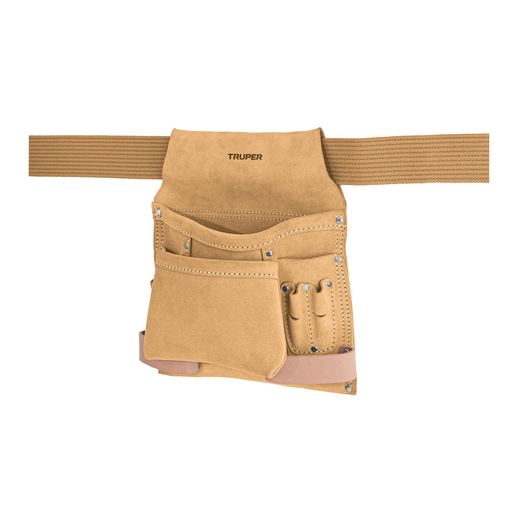 PORTA HERRAMIENTAS DE CARNAZA CON 10 COMPARTIMENTOS, TRUPER