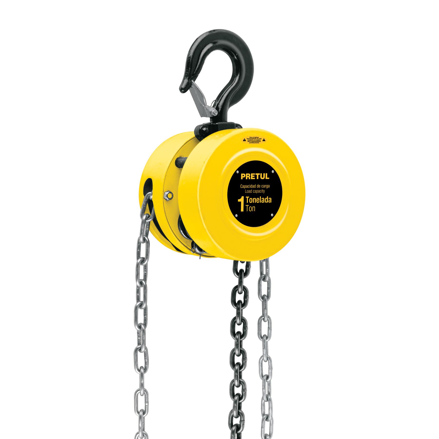 POLIPASTO DE CADENA DE 1 TONELADA