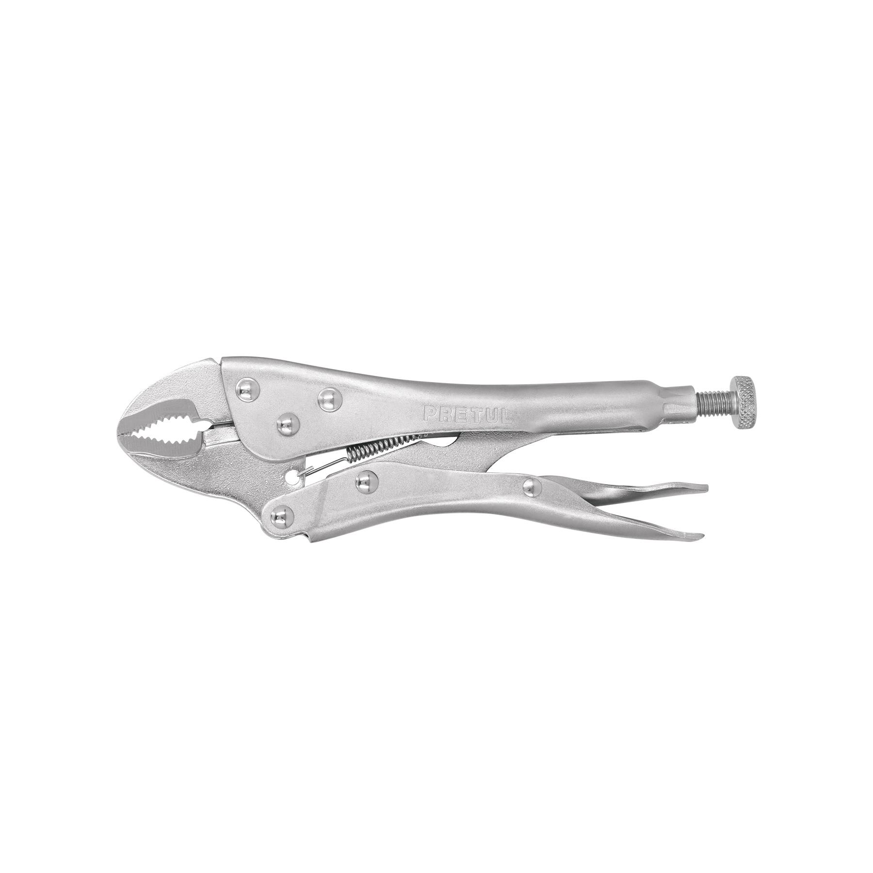 PINZA DE PRESIÓN 7' MORDAZA CURVA, PRETUL