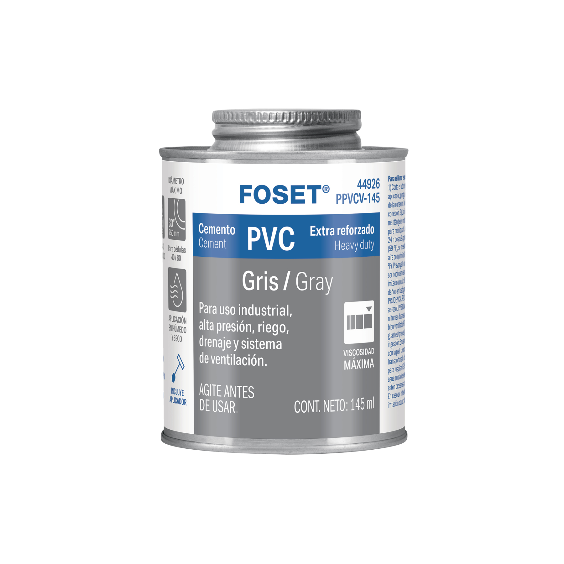 PEGAMENTO (CEMENTO) PARA PVC EN BOTE DE 145 ML
