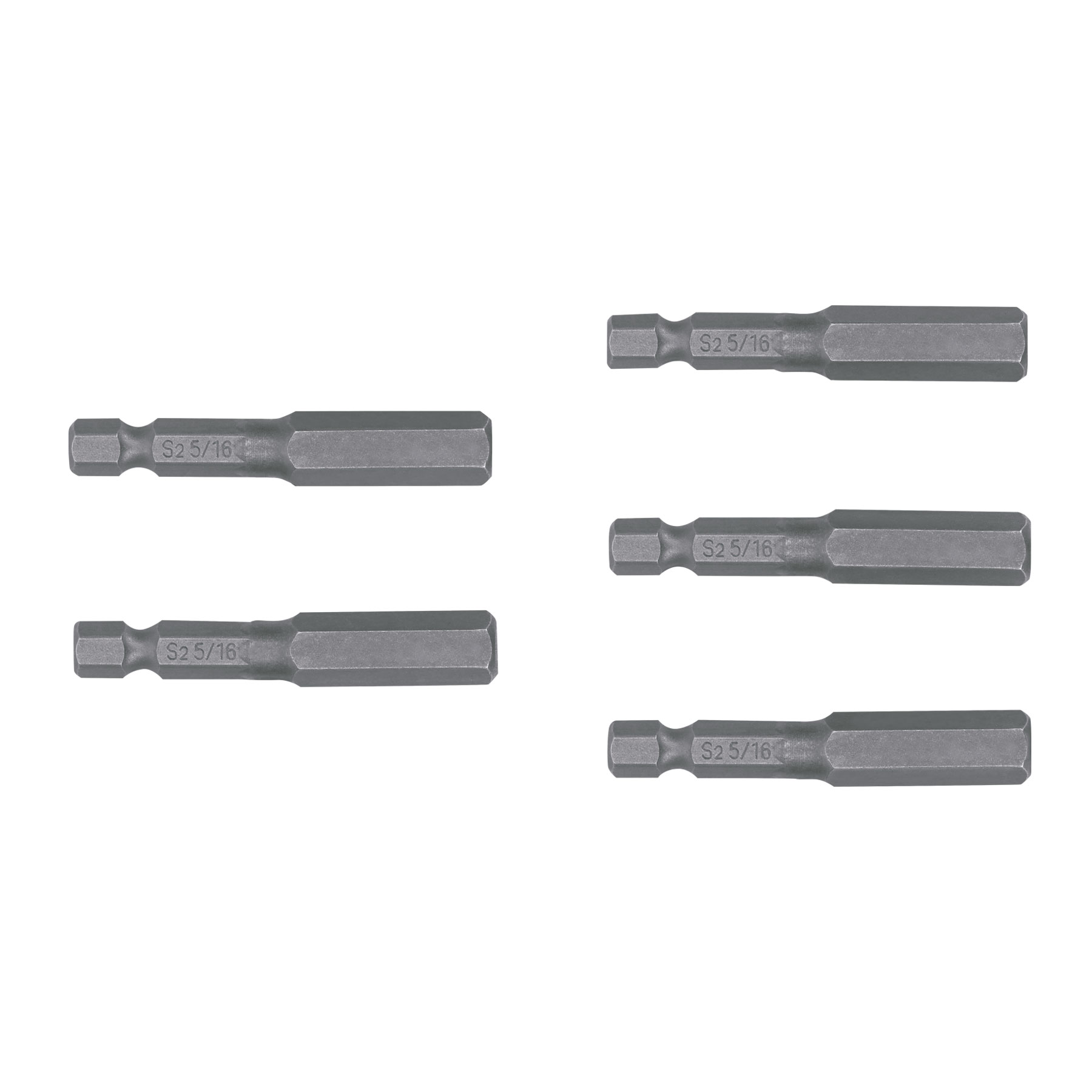 ESTUCHE CON 5 PUNTAS HEXAGONALES DE 5/16MM LARGO 2', EXPERT