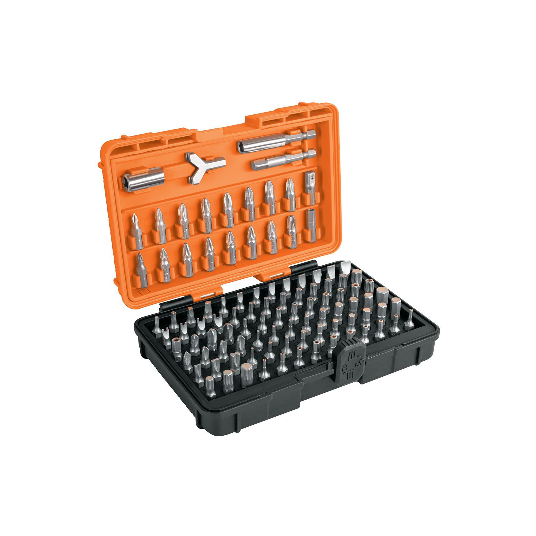 JUEGO DE 100 PUNTAS MIXTAS LARGO 1' EN ESTUCHE PLÁSTICO