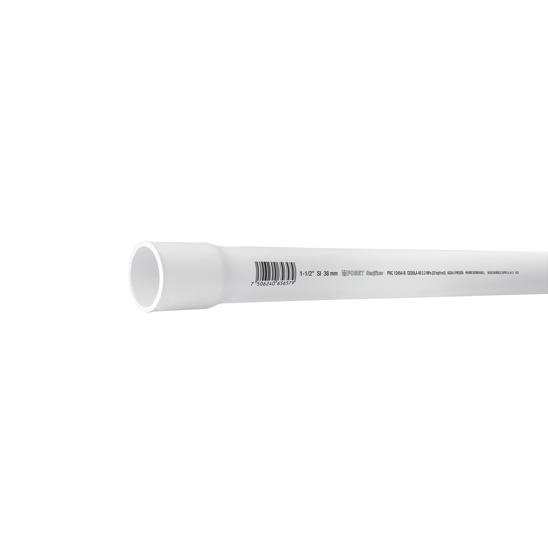 "TUBO DE PVC, 1-1/2"", 3 METROS"