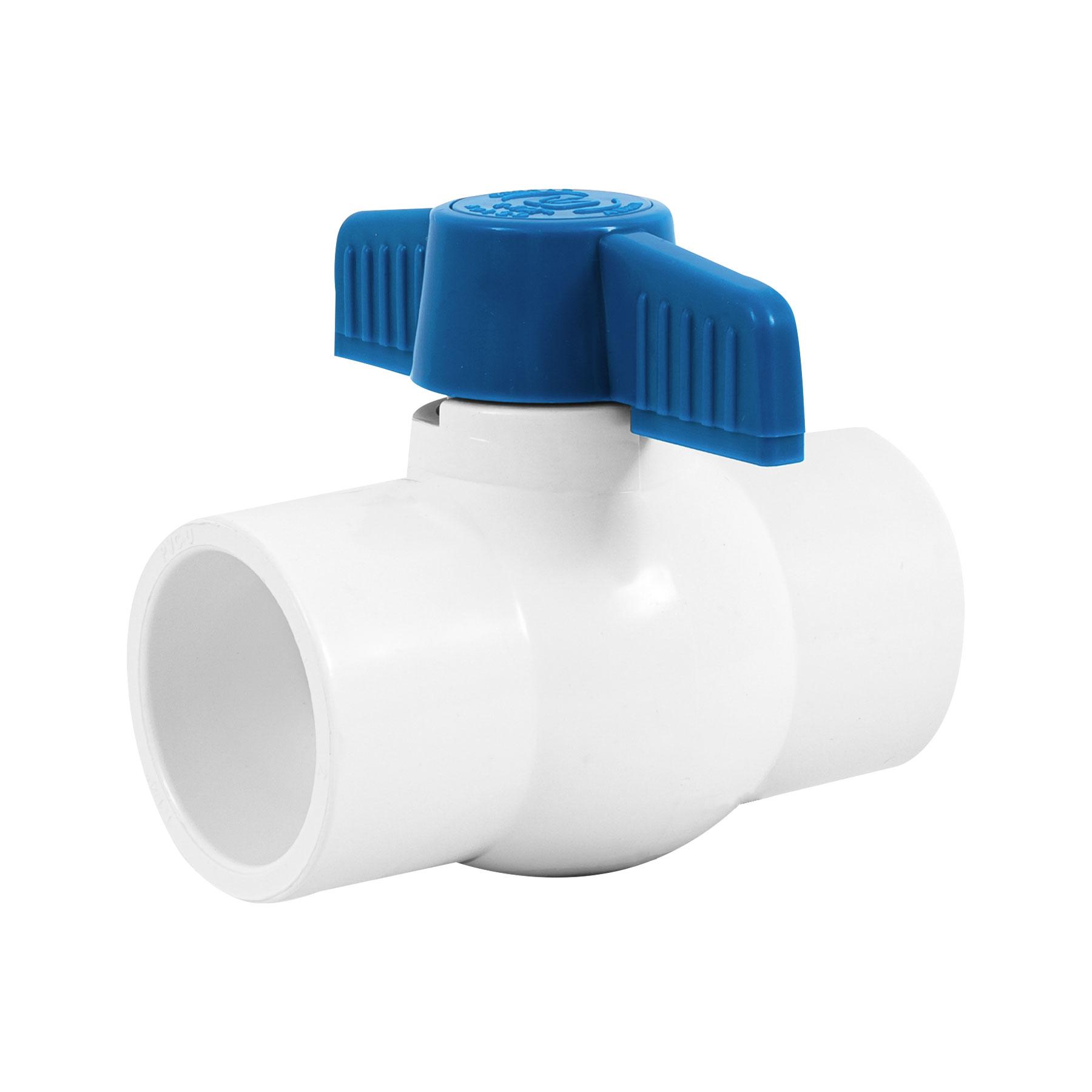 VÁLVULA DE ESFERA DE PVC 1 1/4' PARA CEMENTAR, FOSET