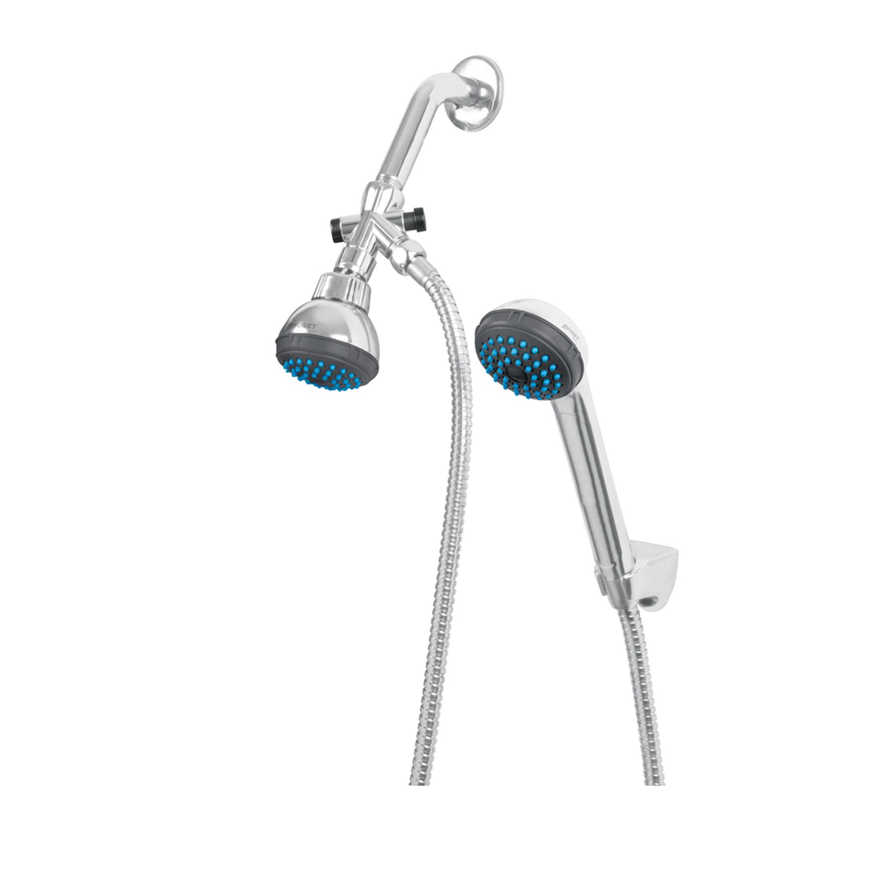 REGADERA 2-1/2' CON EXTENSIÓN TIPO TELÉFONO, FOSET BASIC