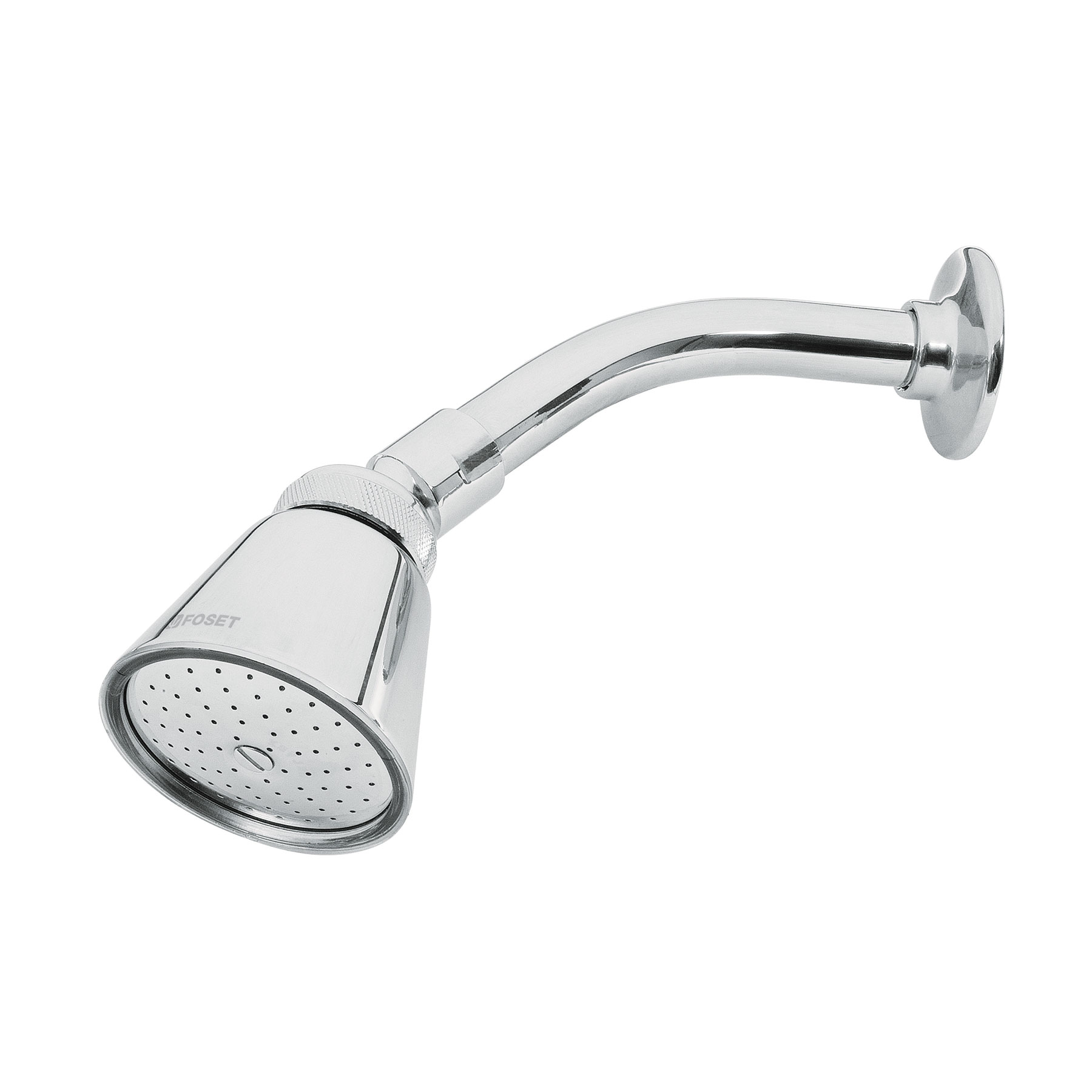 REGADERA REDONDA 2-3/4' EN LATÓN, CHORRO FIJO, FOSET AERO