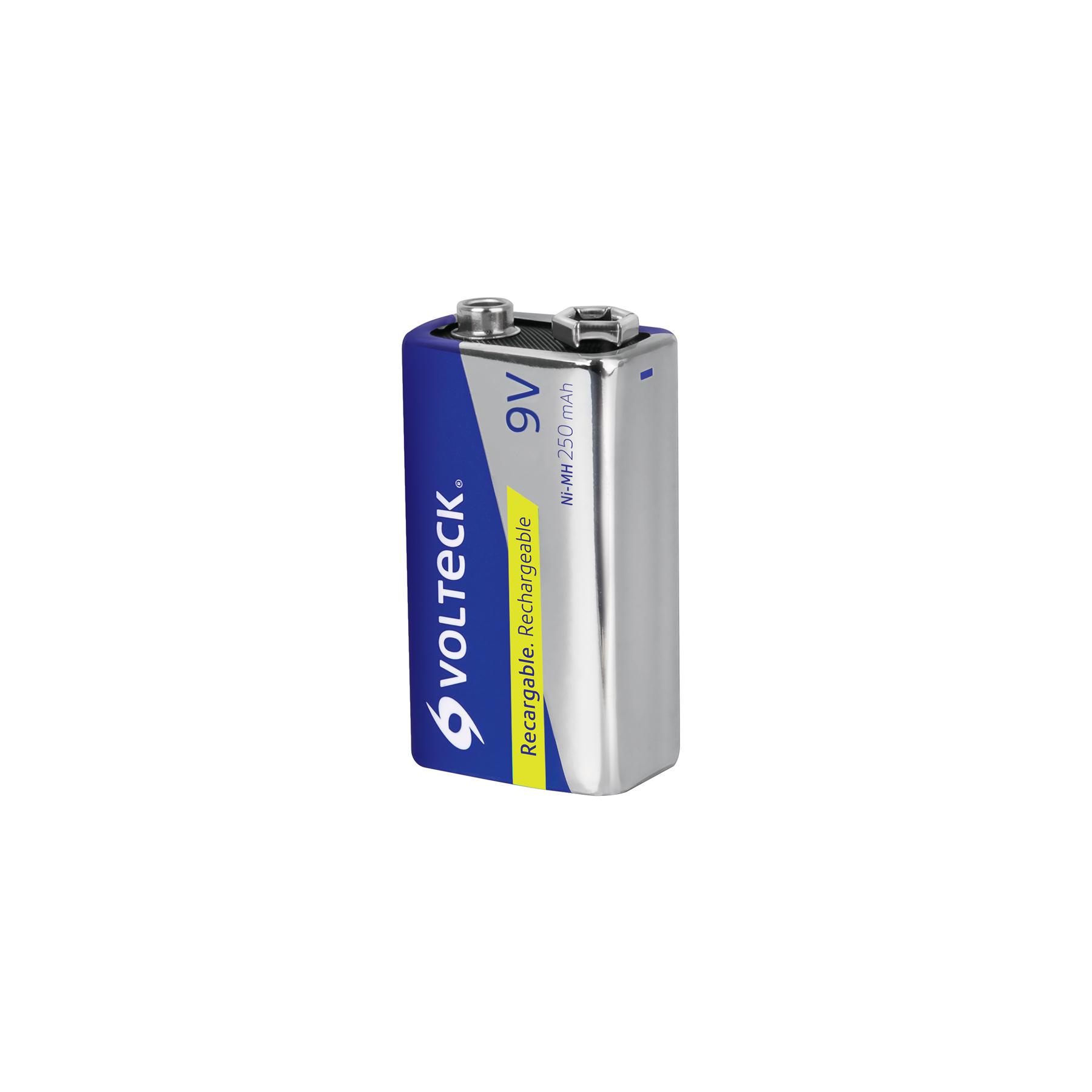 PILA DE 9 V RECARGABLE USO GENERAL, 250 MAH, EN BLÍSTER