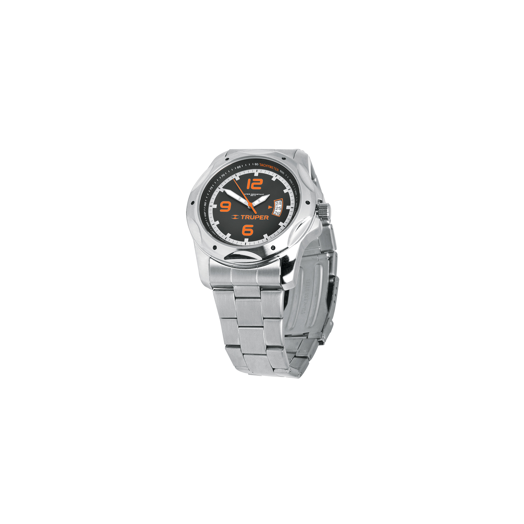 RELOJ PARA CABALLERO, ACERO INOXIDABLE, TRUPER