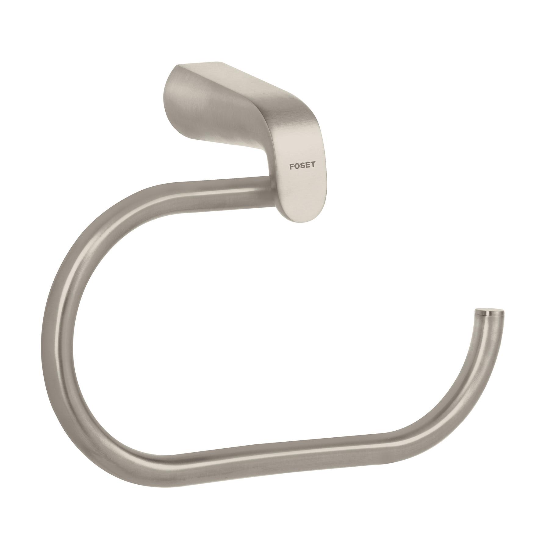 TOALLERO ARGOLLA DE LATÓN EN ACABADO SATÍN, FOSET RIVIERA