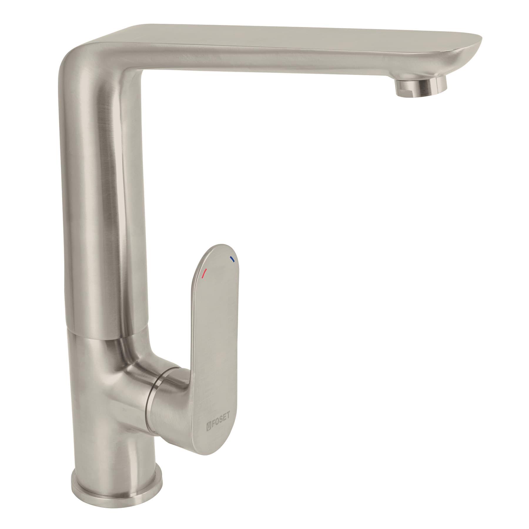 MONOMANDO SATÍN CUELLO ALTO PARA FREGADERO, FOSET RIVIERA