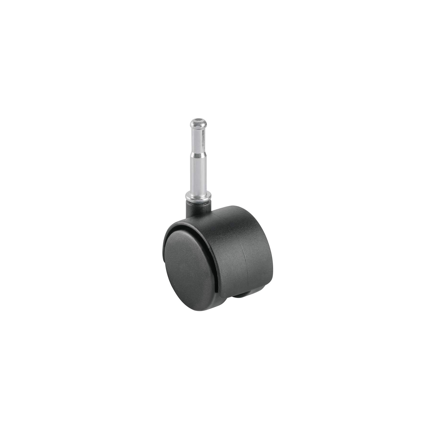 RODAJA TIPO YOYO DE 40 MM CON ESPIGA PARA MADERA, FIERO