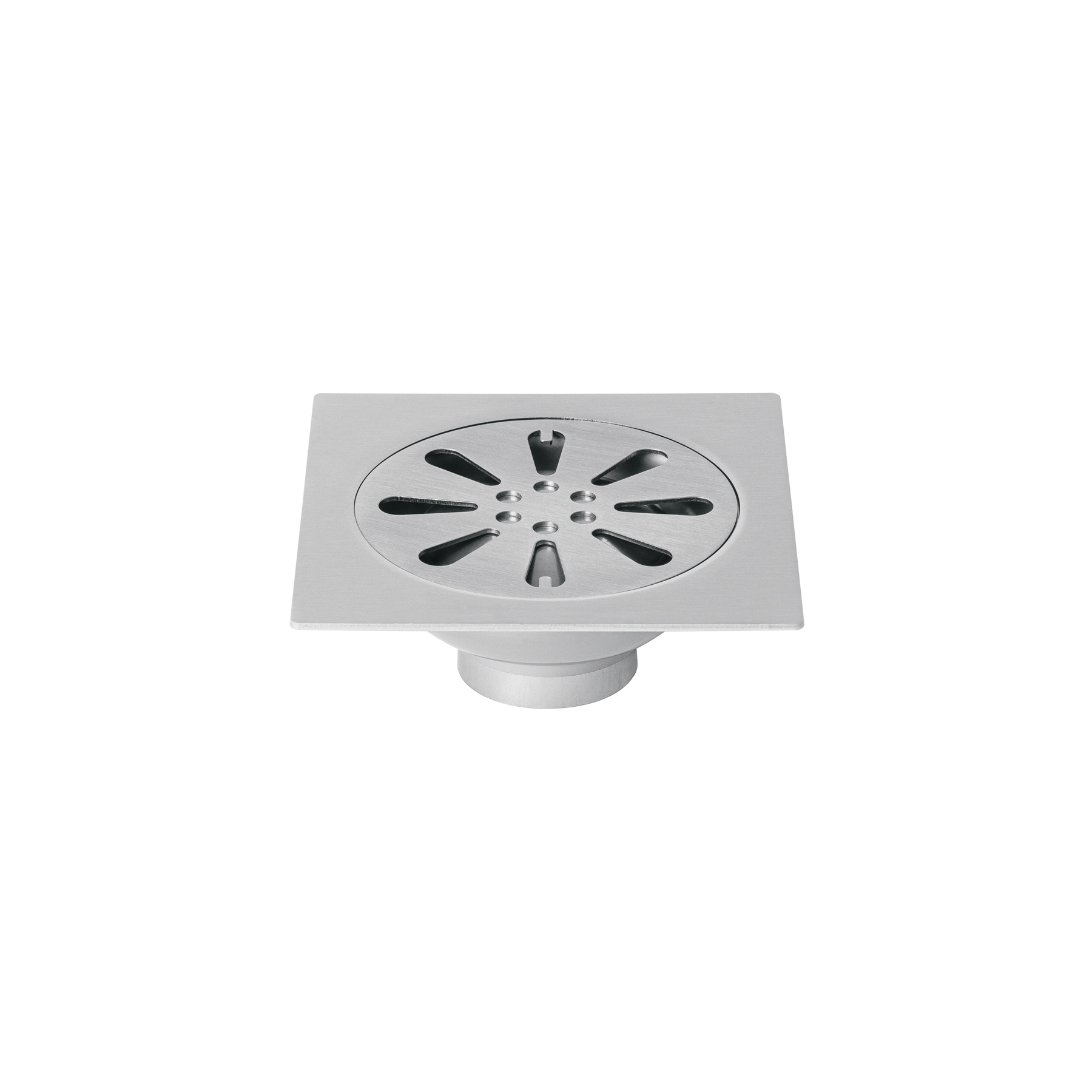 "RESUMIDERO CUADRADO 4""X 4"", ACERO INOXIDABLE"