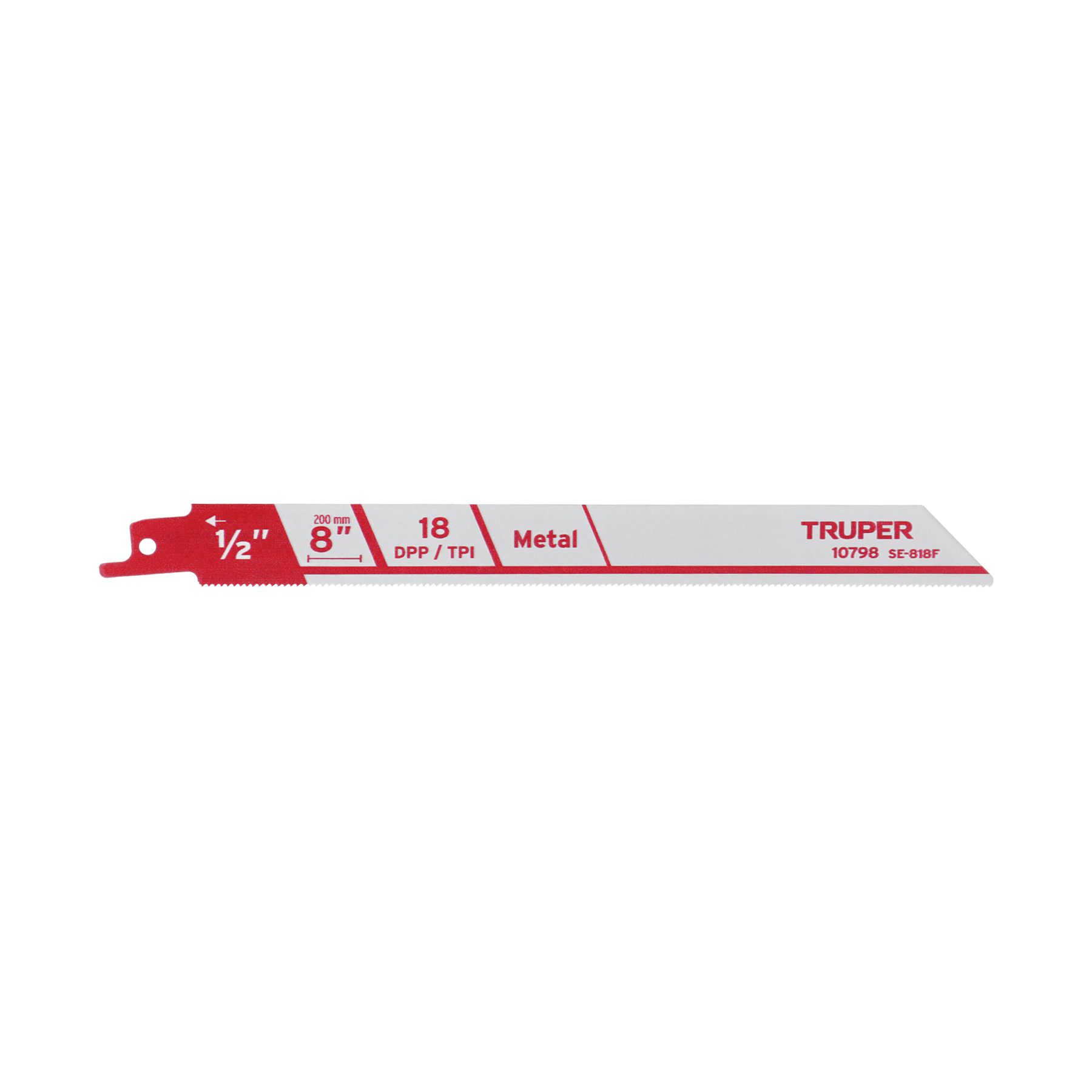 BLÍSTER CON 2 SEGUETAS SIERRA SABLE 8' 18 DPP PARA METAL