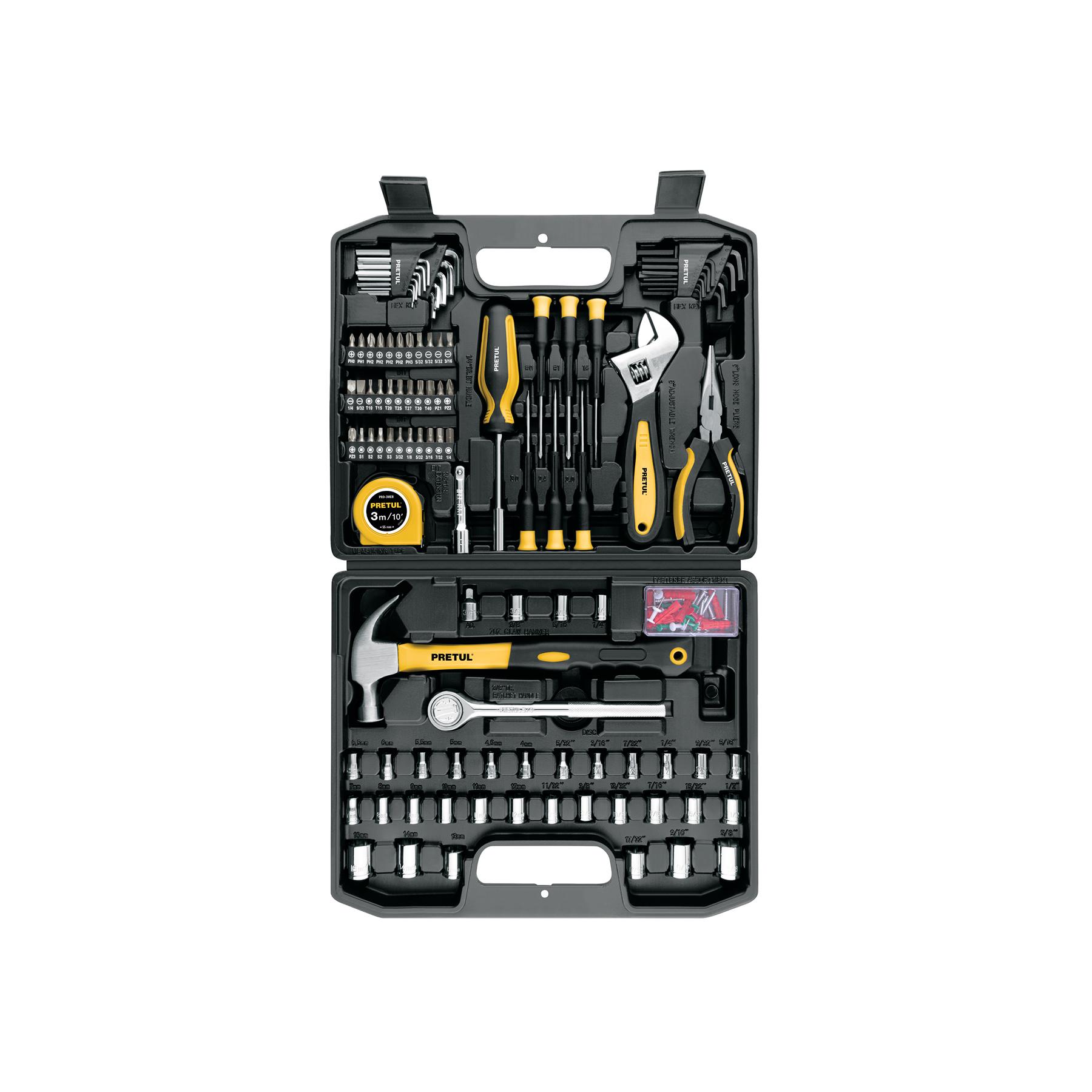 JUEGO DE 104 HERRAMIENTAS, PRETUL