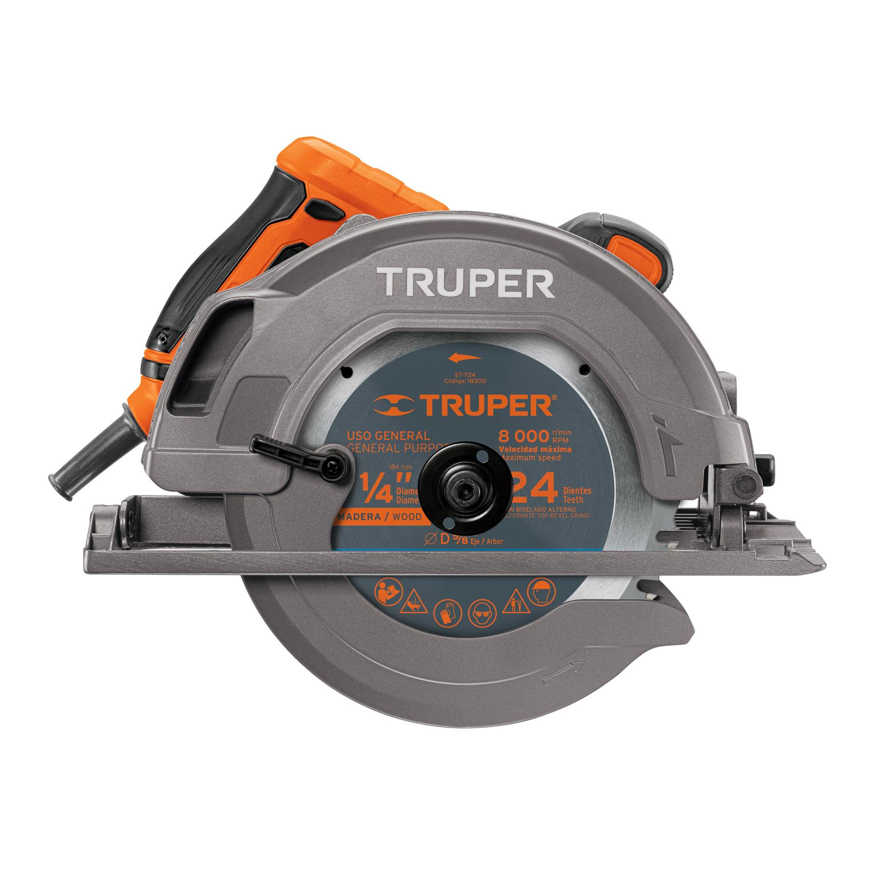 SIERRA CIRCULAR 7-1/4' 1750 W, PROFESIONAL, TRUPER