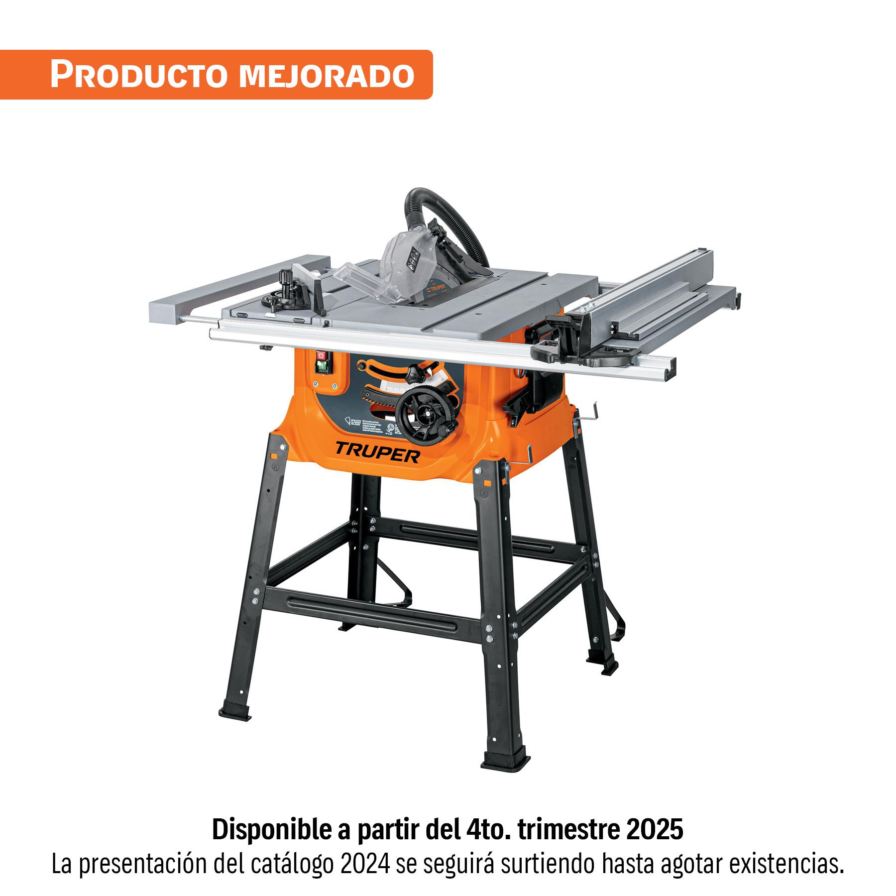 SIERRA DE MESA 10' DE 1900 W (2-1/2 HP) CON BASE, TRUPER