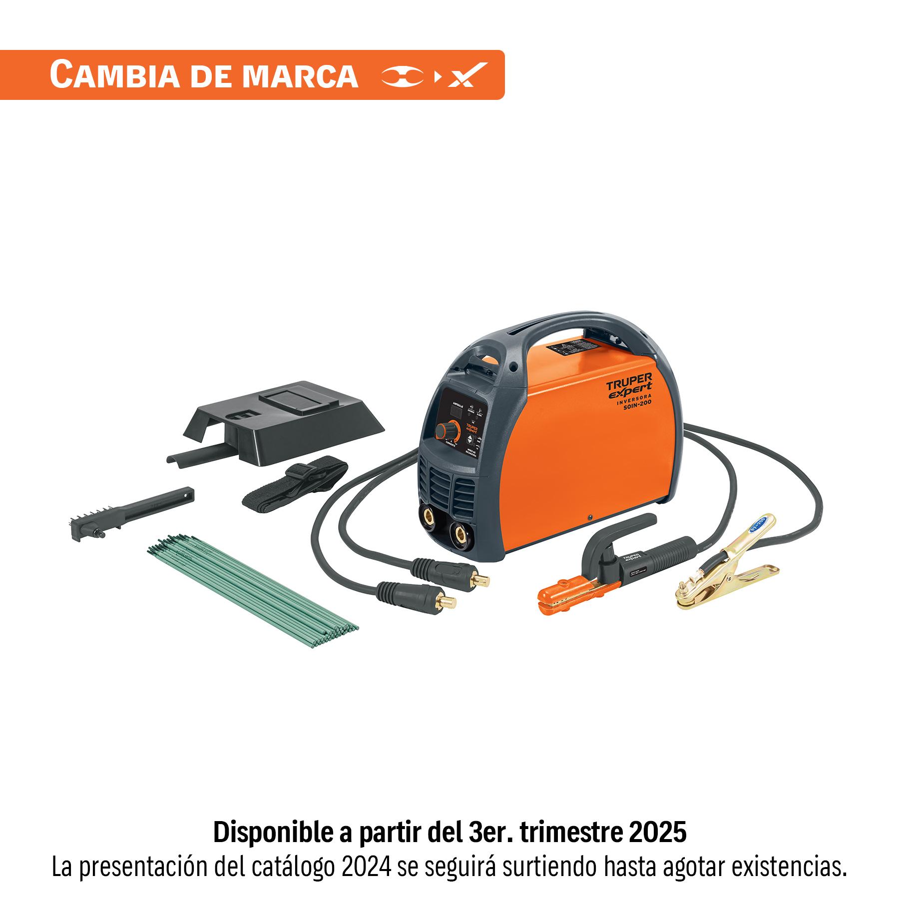 SOLDADORA INVERSORA 200 A, 220 V, TRUPER