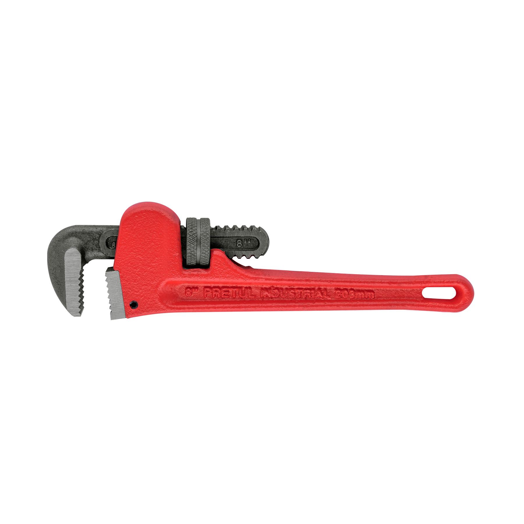 LLAVE STILSON 8' CUERPO DE HIERRO MALEABLE, PRETUL
