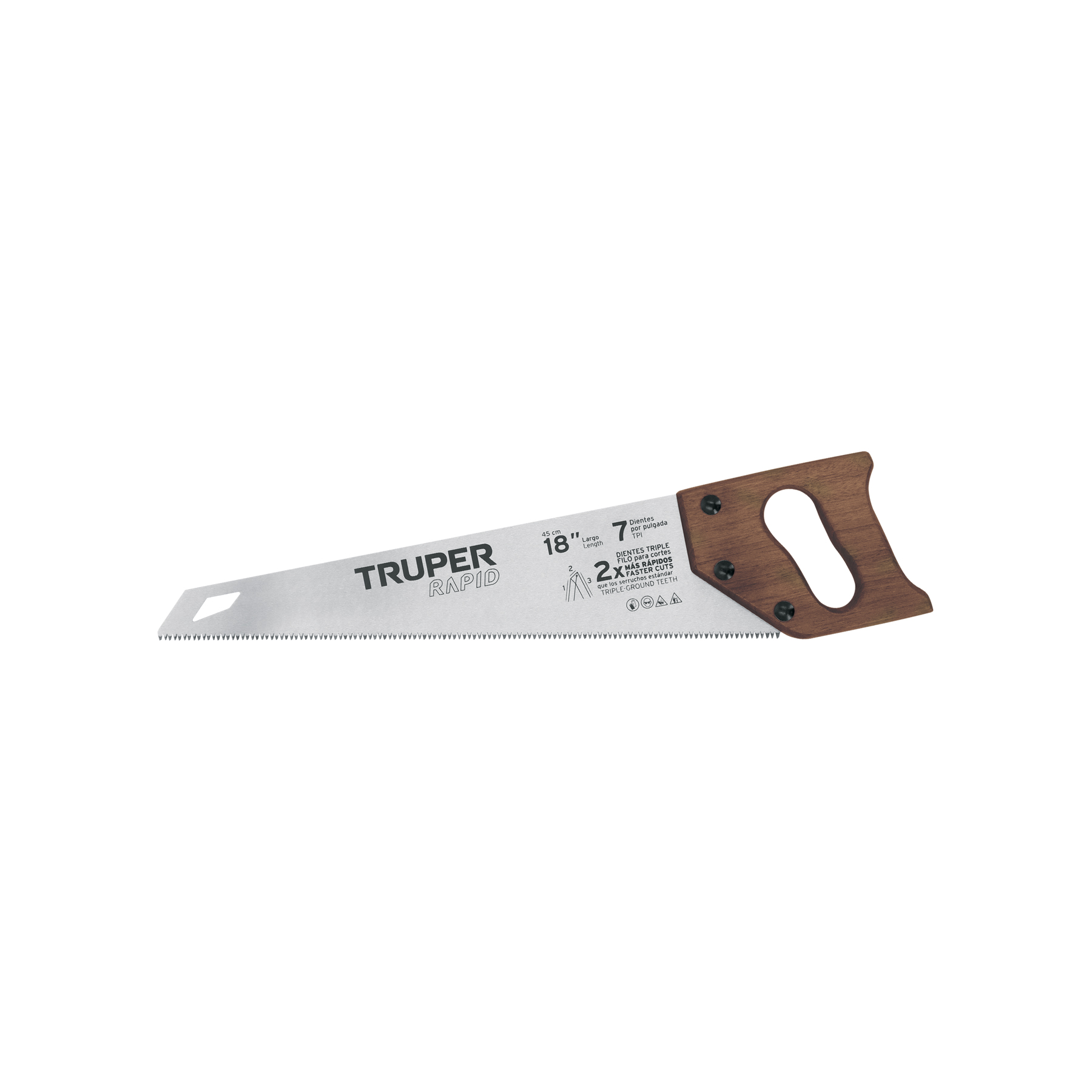 "SERRUCHO RAPID 18"", MANGO DE MADERA"