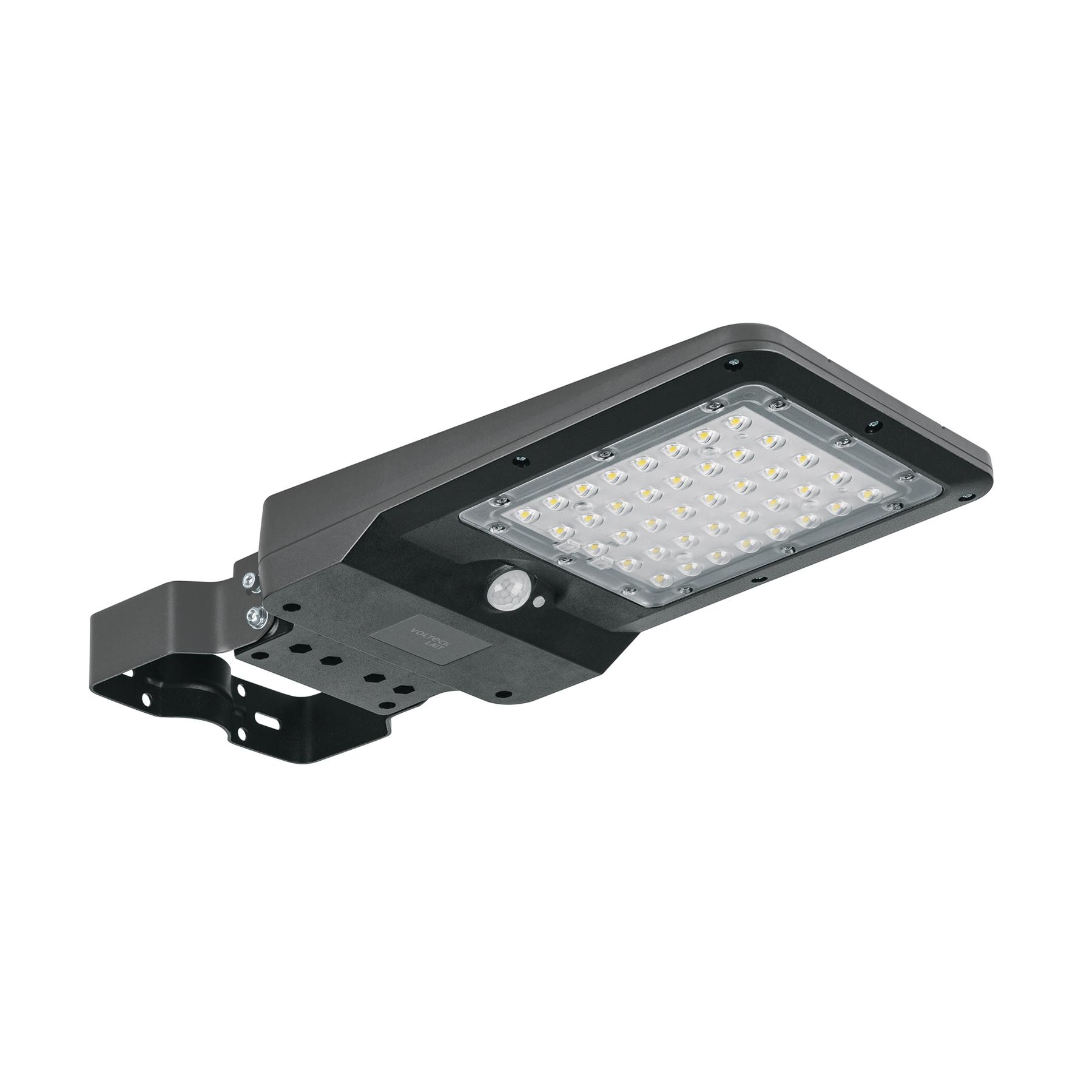 LUMINARIO LED DE PLÁSTICO CON PANEL SOLAR, 8 W