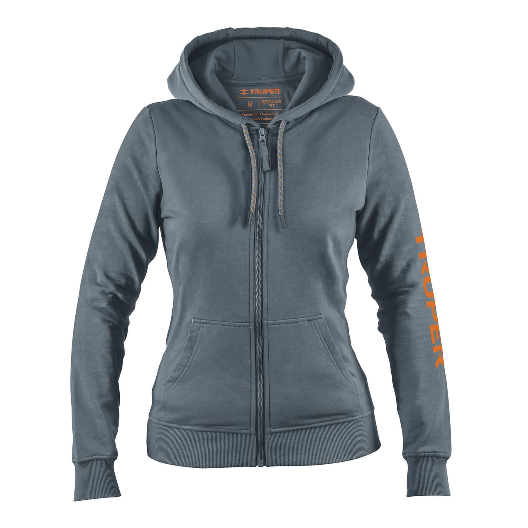SUDADERA GRIS PARA DAMA, TALLA M, TRUPER