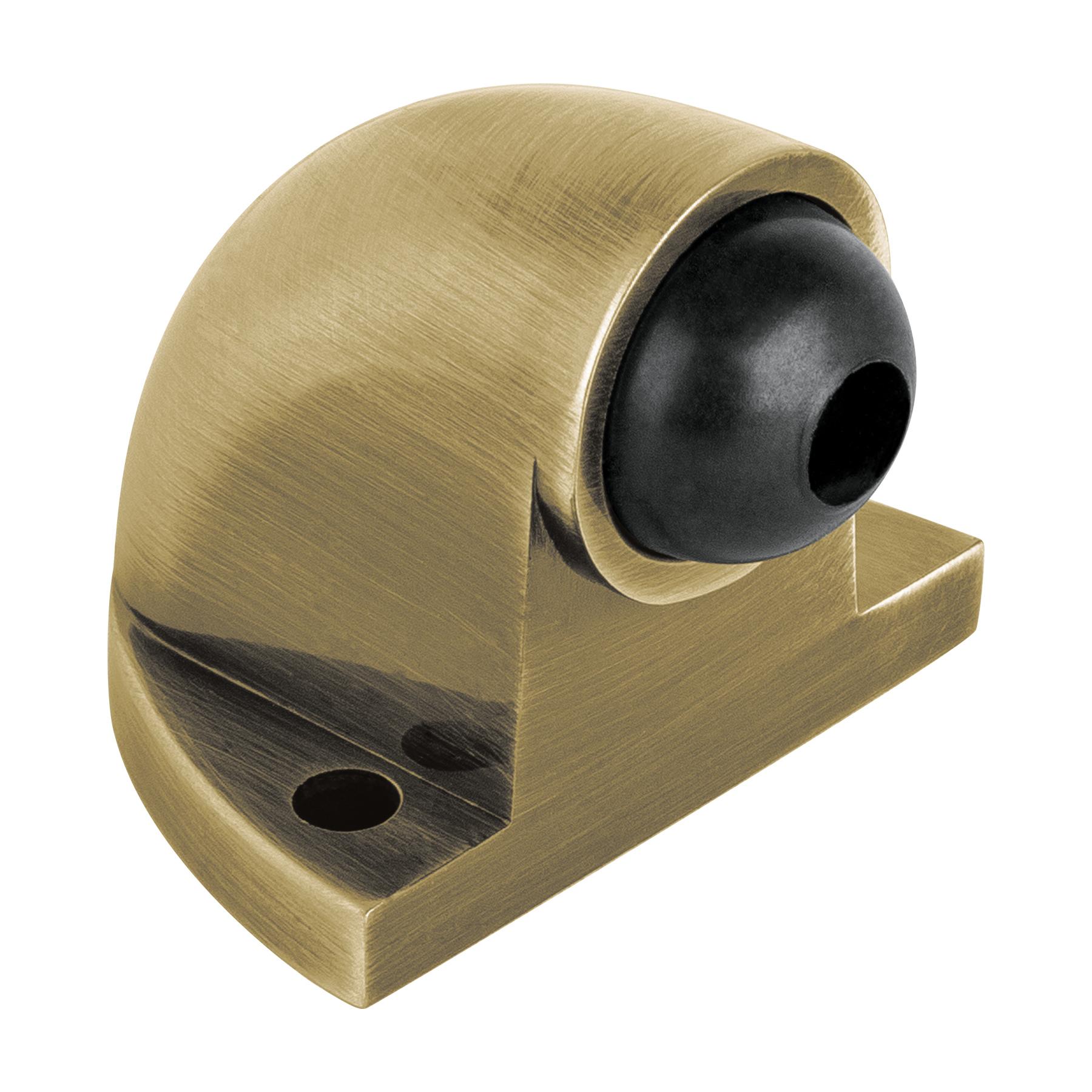 TOPE DE ZAMAC TIPO CODO, ACABADO LATÓN ANTIGUO