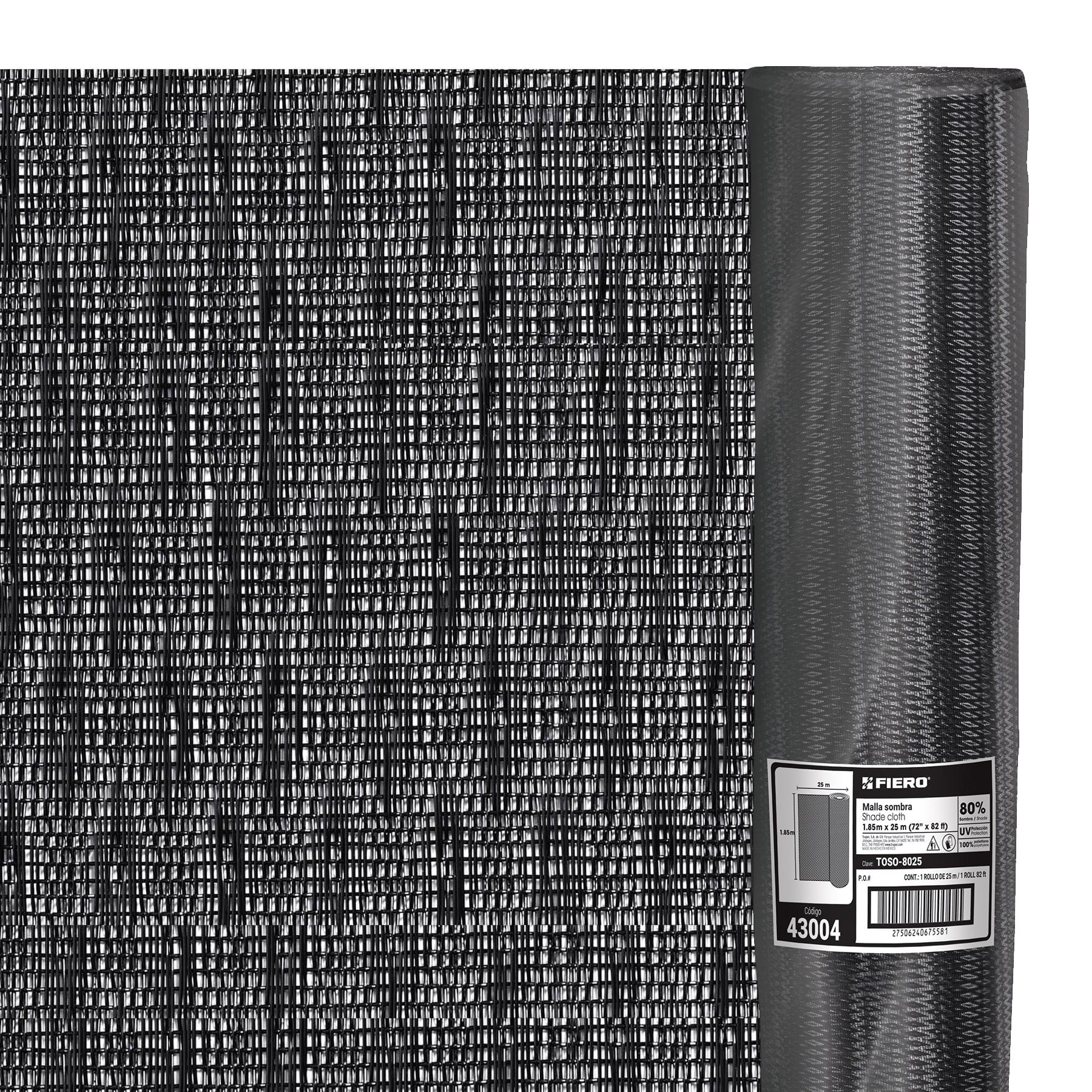 ROLLO DE TOLDO SOMBRA 80% DE 25 M X 1.85 M, FIERO