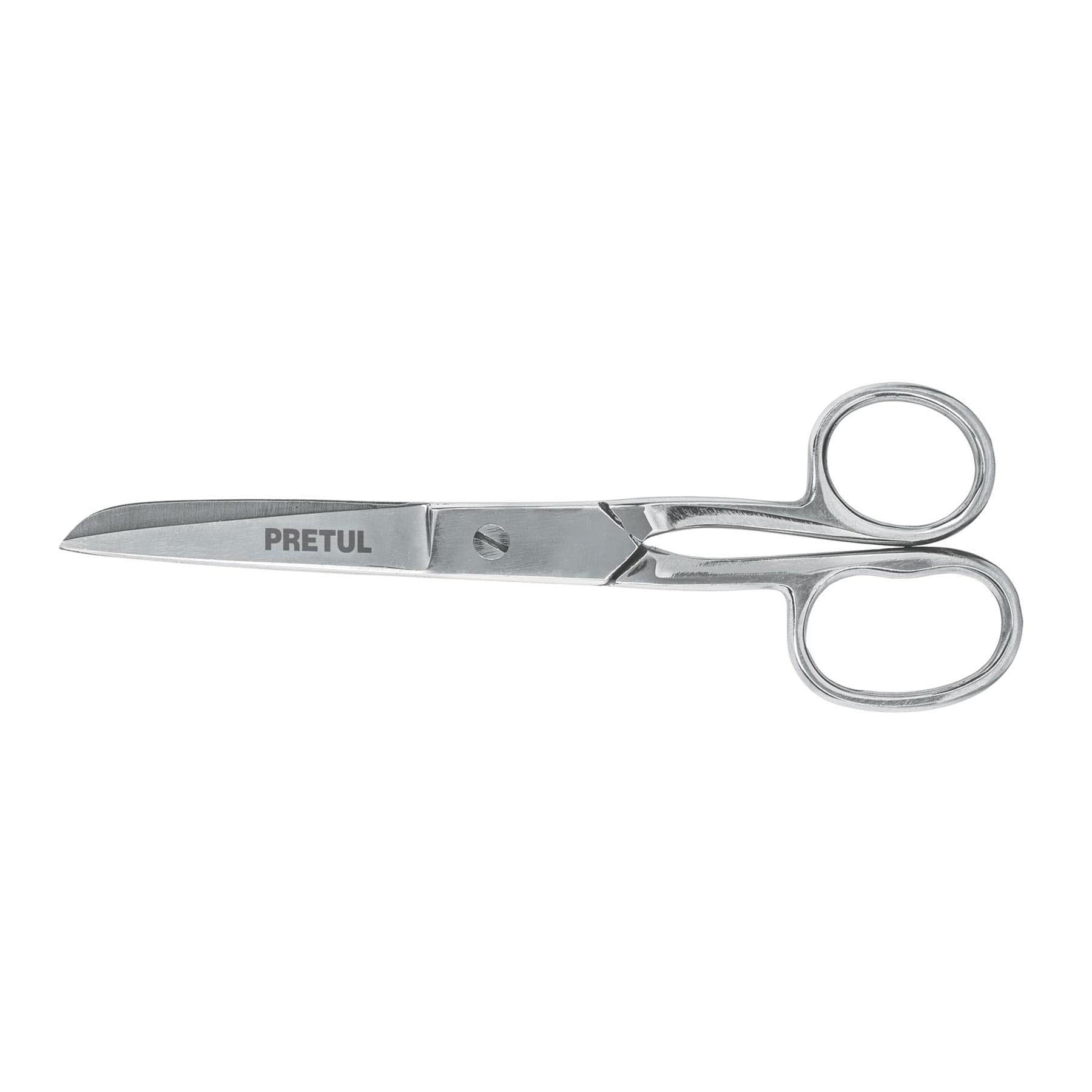 TIJERA 6' OJO GRANDE ACERO INOXIDABLE PARA COSTURA, PRETUL