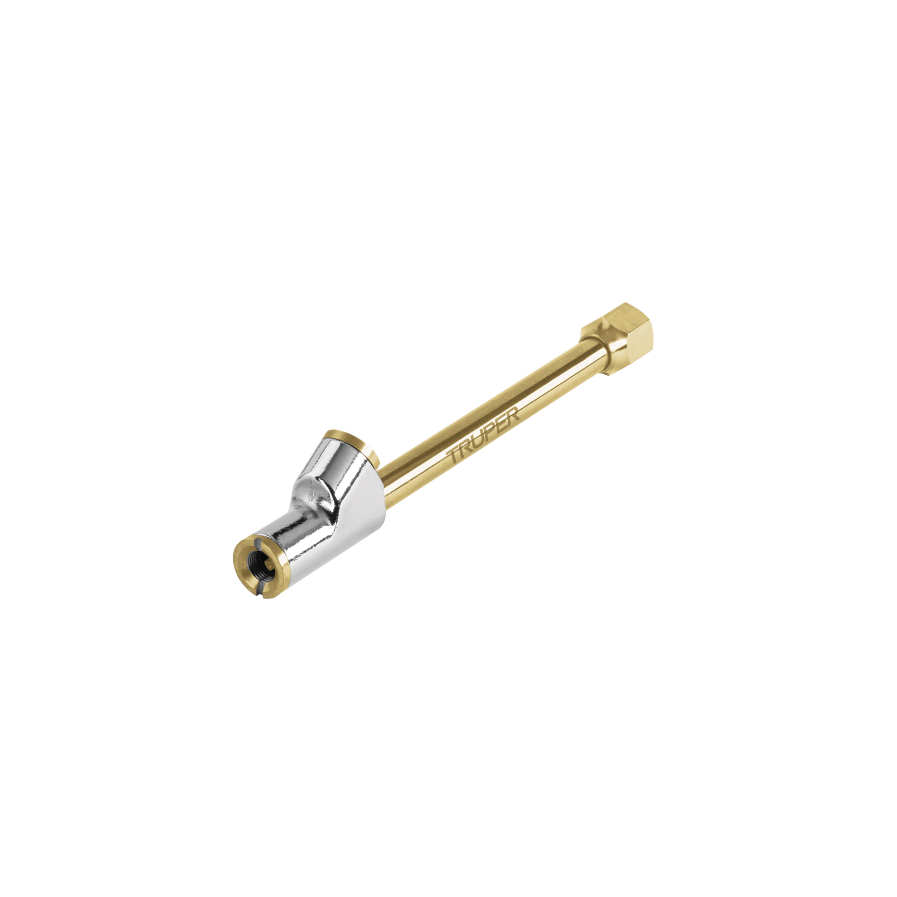 INFLADOR DE CABEZA DOBLE, CUERDA 1/4 NPT, TRUPER