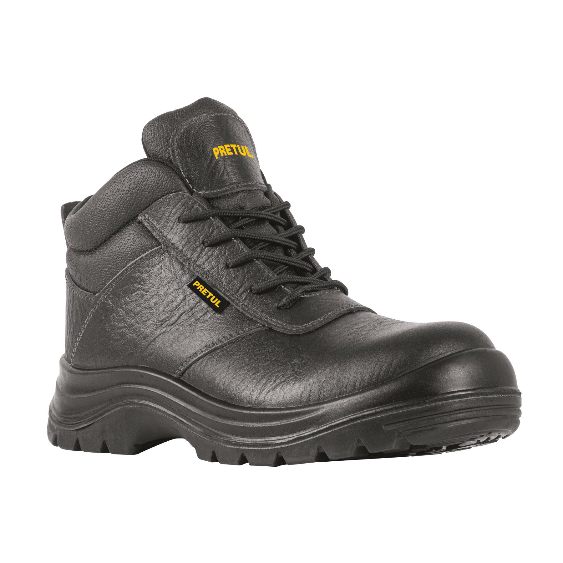 ZAPATO INDUSTRIAL NEGRO #26 CON CASQUILLO DE ACERO, PRETUL