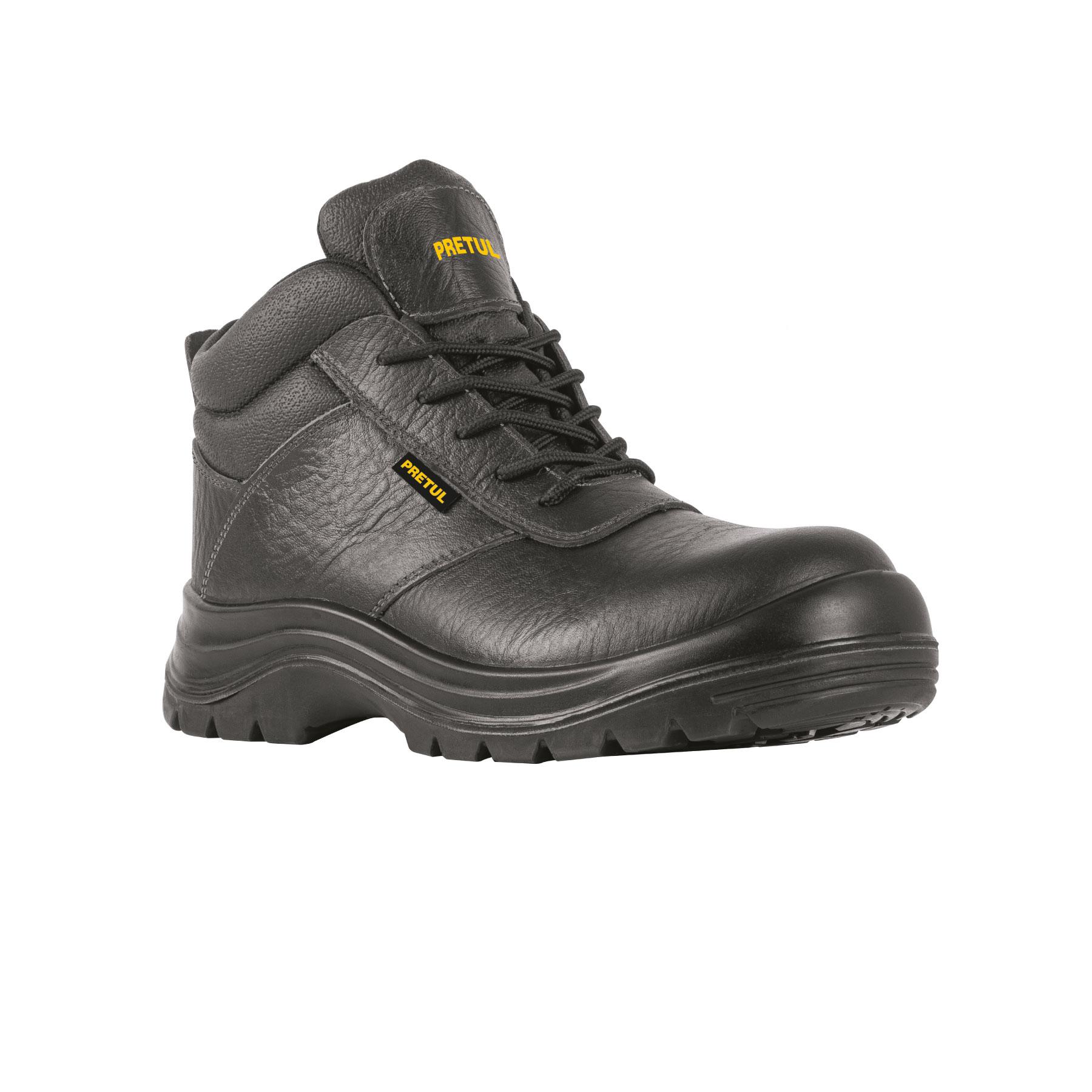 ZAPATO INDUSTRIAL NEGRO #28 CON CASQUILLO DE ACERO, PRETUL